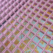FRP Pink Molded Gratings for Decoration, Platforms, Fencing, Walkway